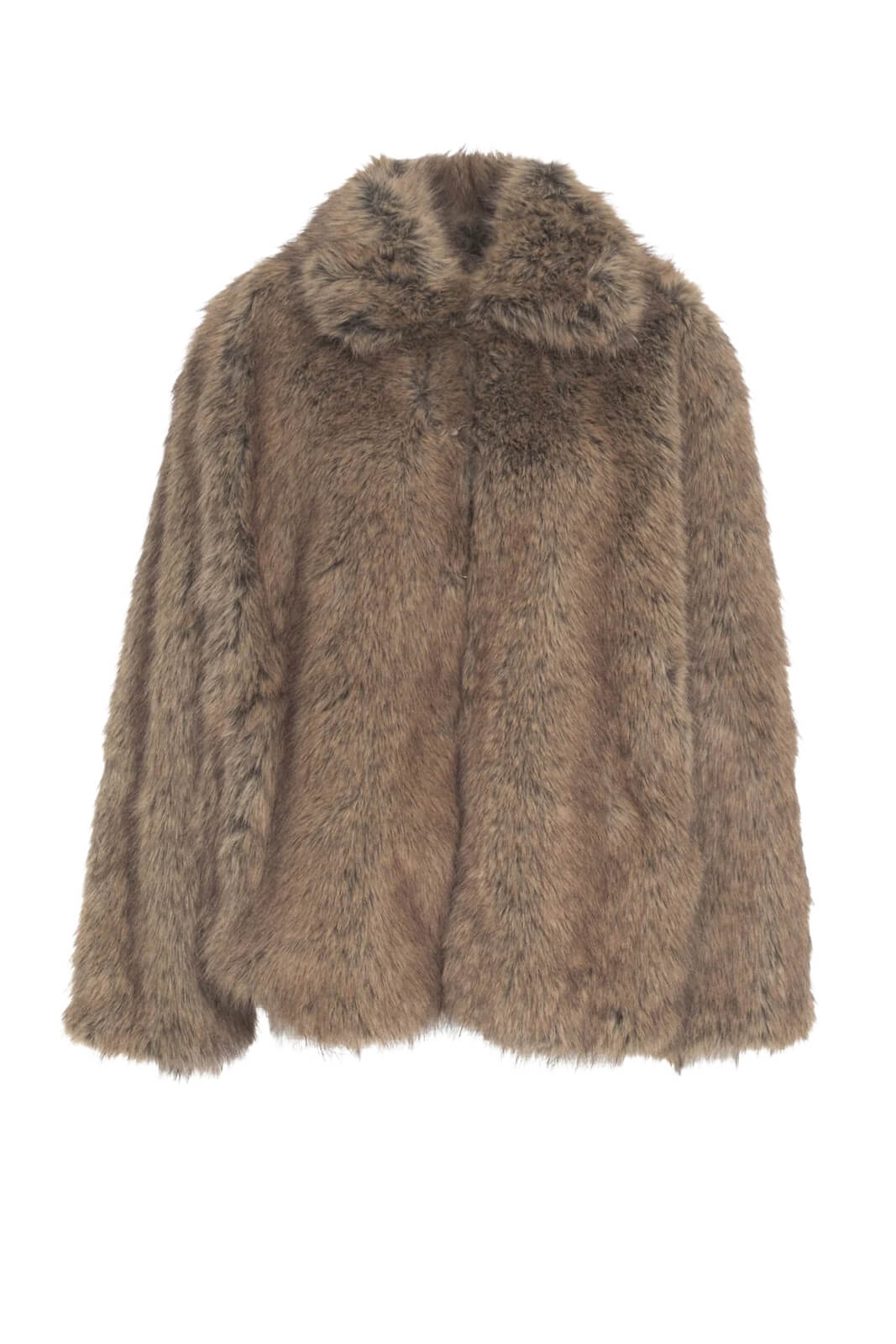 Pelliccia da donna ecologica Liu Jo con chiusura a gancetti fronte