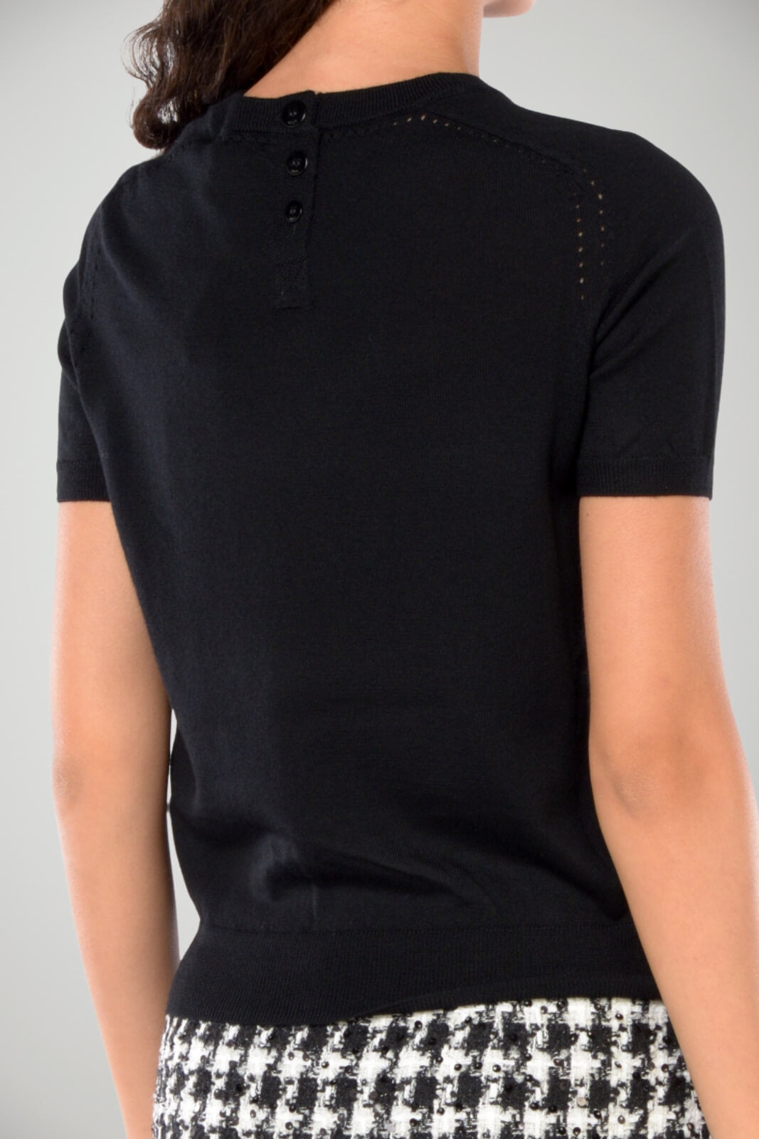 T-shirt da donna Liu Jo in lana traforata