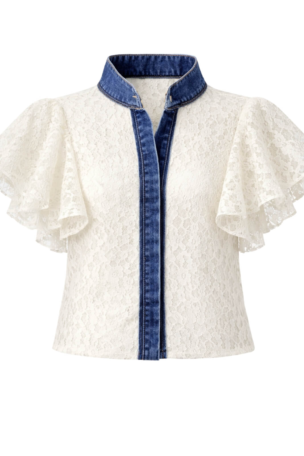 Liu Jo Camicia Donna in tulle collo coreana