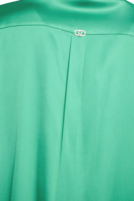 Camicia donna in raso viscosa stretch dettaglio 2