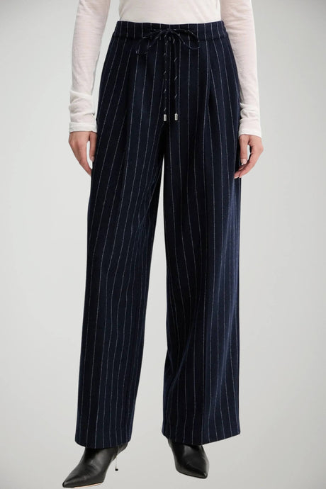Liviana Conti Pantaloni Donna gessati in misto cashmere