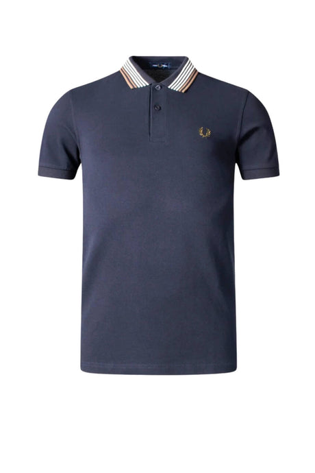 Fred Perry Men's Striped Collar Polo