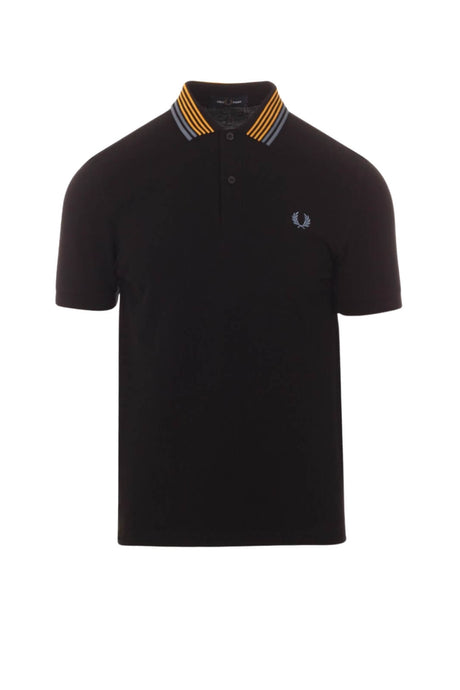 Fred Perry Men's Striped Collar Polo