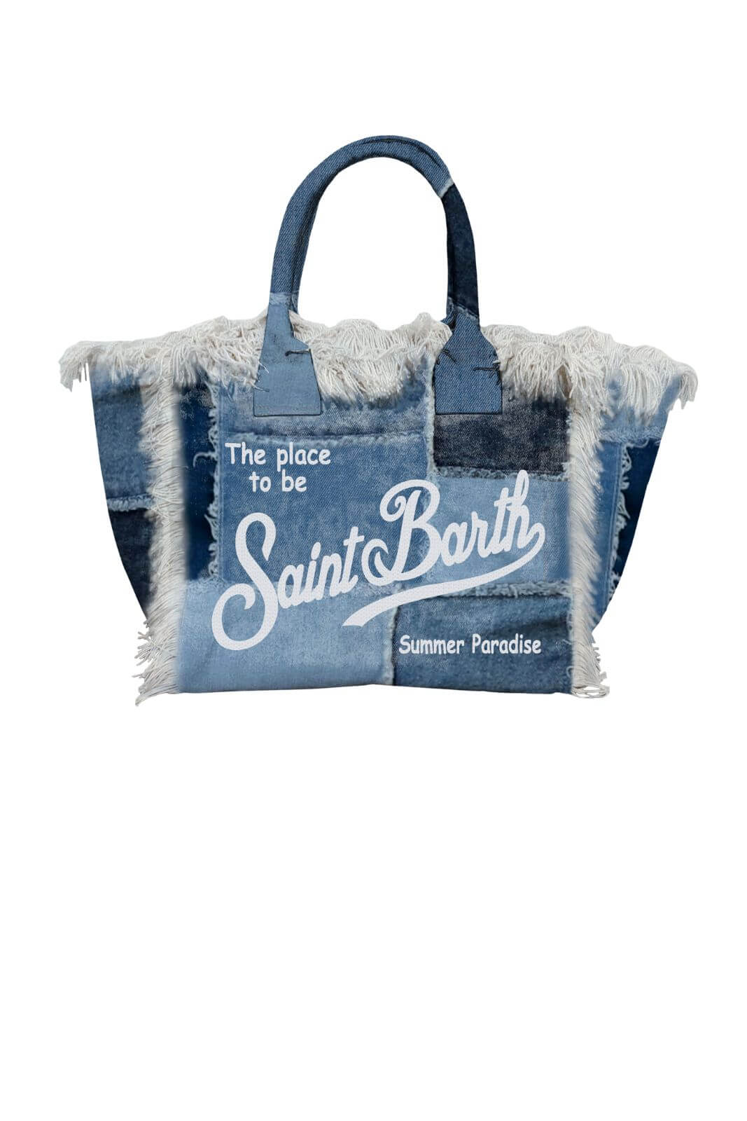 MC2 Saint Barth Borsa Donna Colette Denim Patchwork
