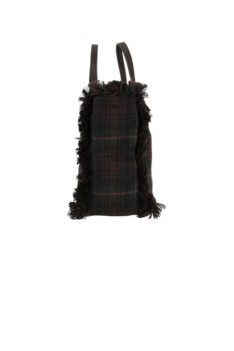 MC2 Saint Barth Borsa Donna Vanity Wool Tartan