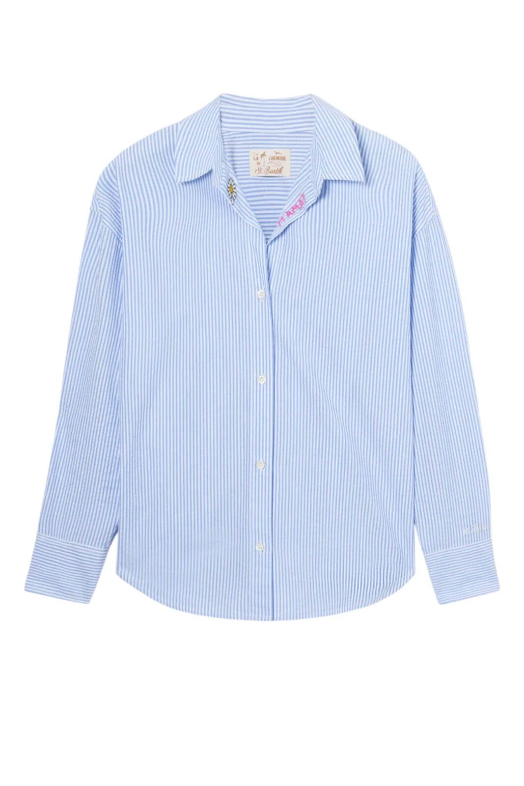 MC2 Saint Barth Camicia Donna Cristal Seersucker Stripes