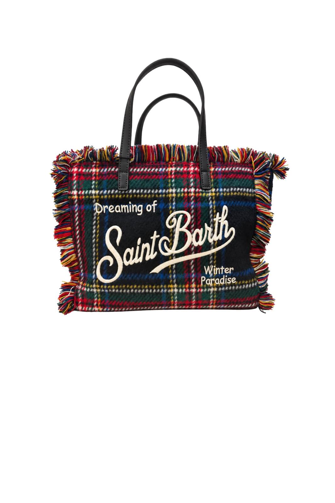 MC2 Saint Barth Borsa Donna Colette Wool Tartan