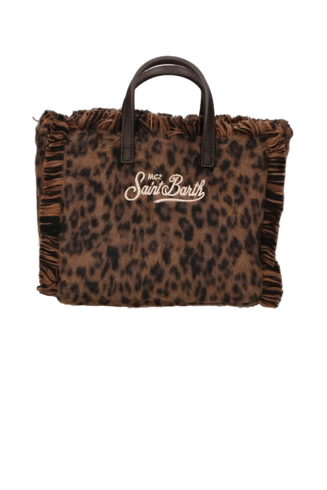 MC2 Saint Barth Borsa Donna Vanity Mini Felt Leopard