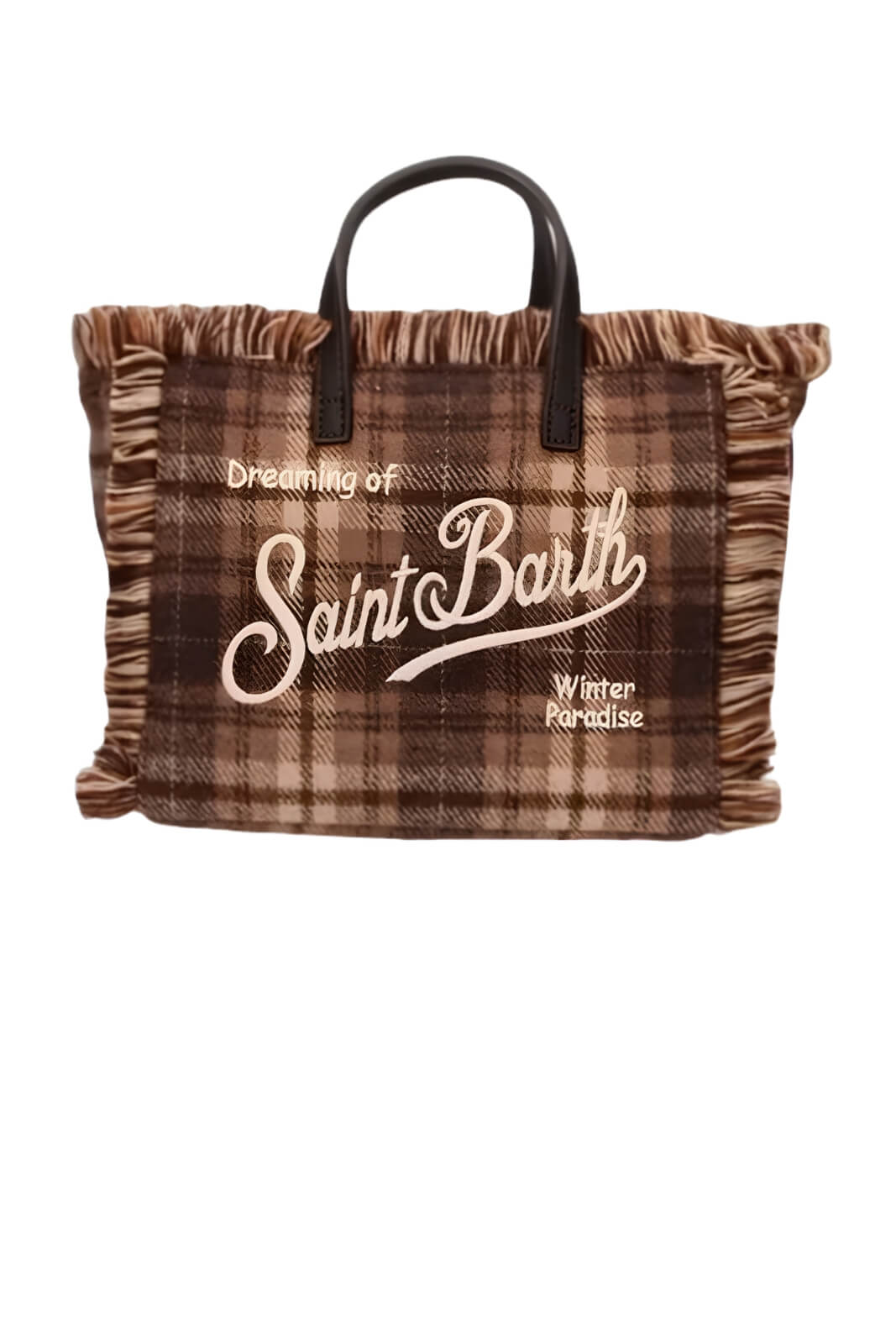 MC2 Saint Barth Borsa Donna Vanity Mini Wool Tartan