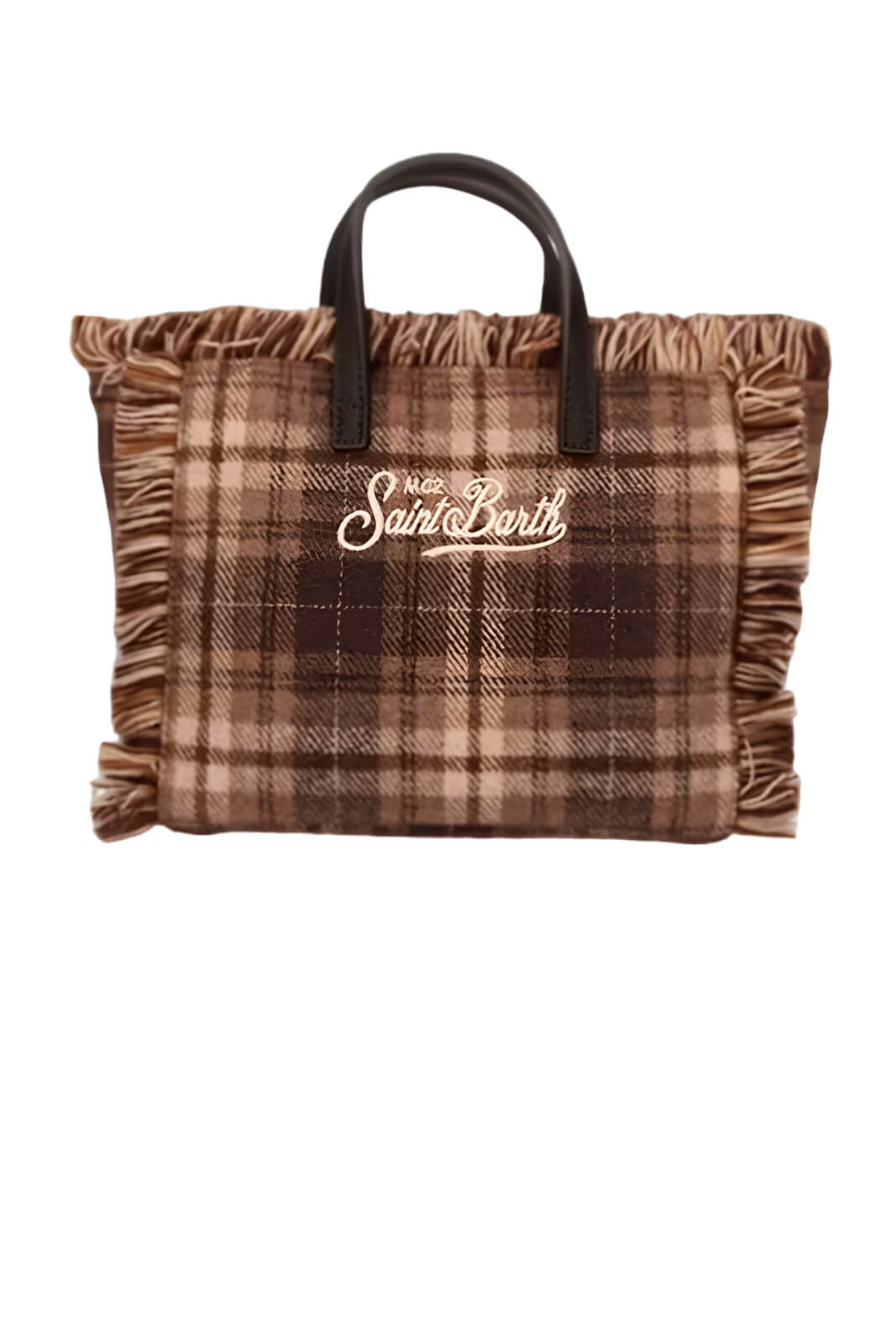 MC2 Saint Barth Borsa Donna Vanity Mini Wool Tartan