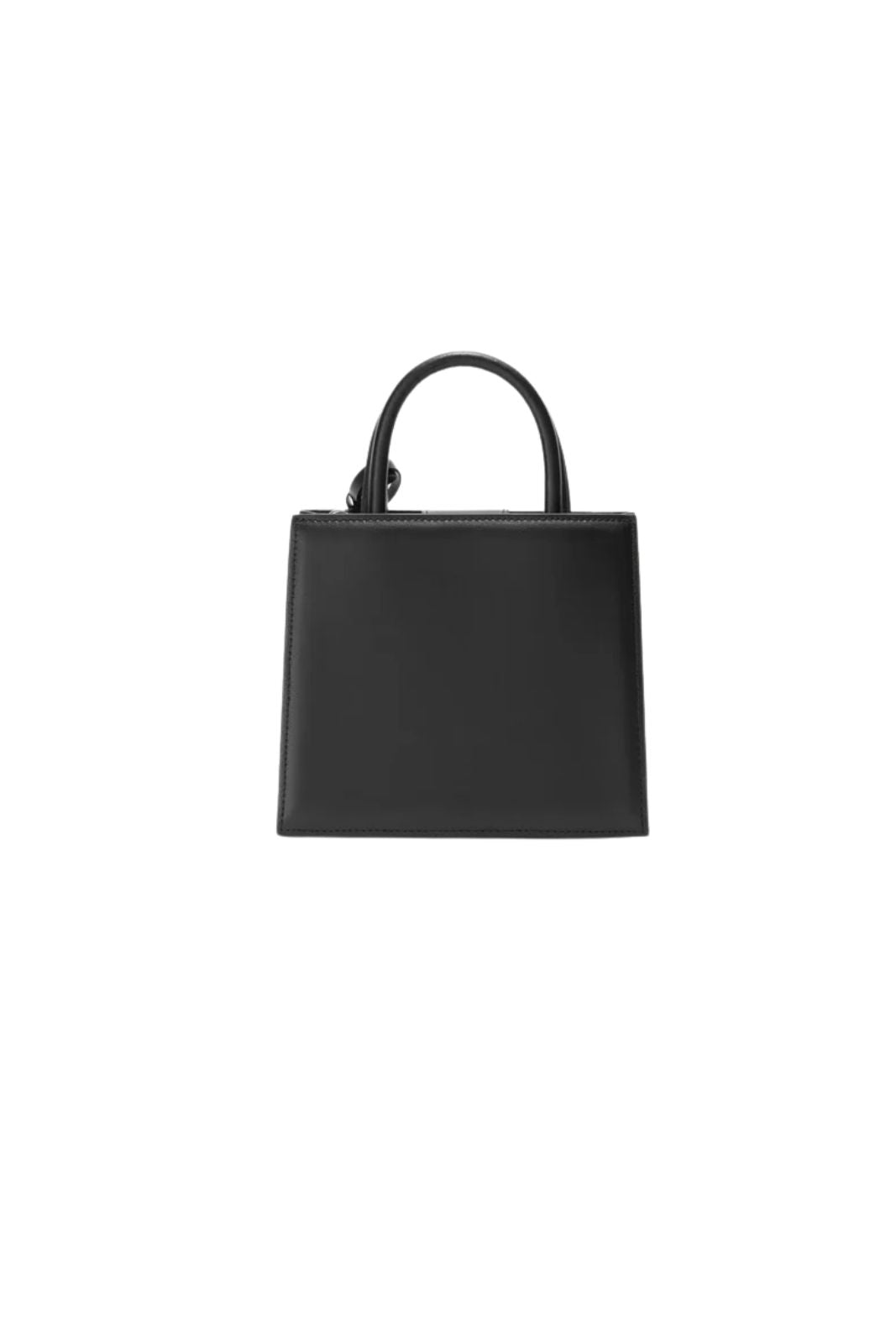 MC2 Saint Barth Borsa in pelle nera con logo dorato