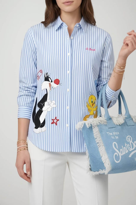 MC2 Saint Barth Camicia Donna Brigitte Stripes Silvester Titty