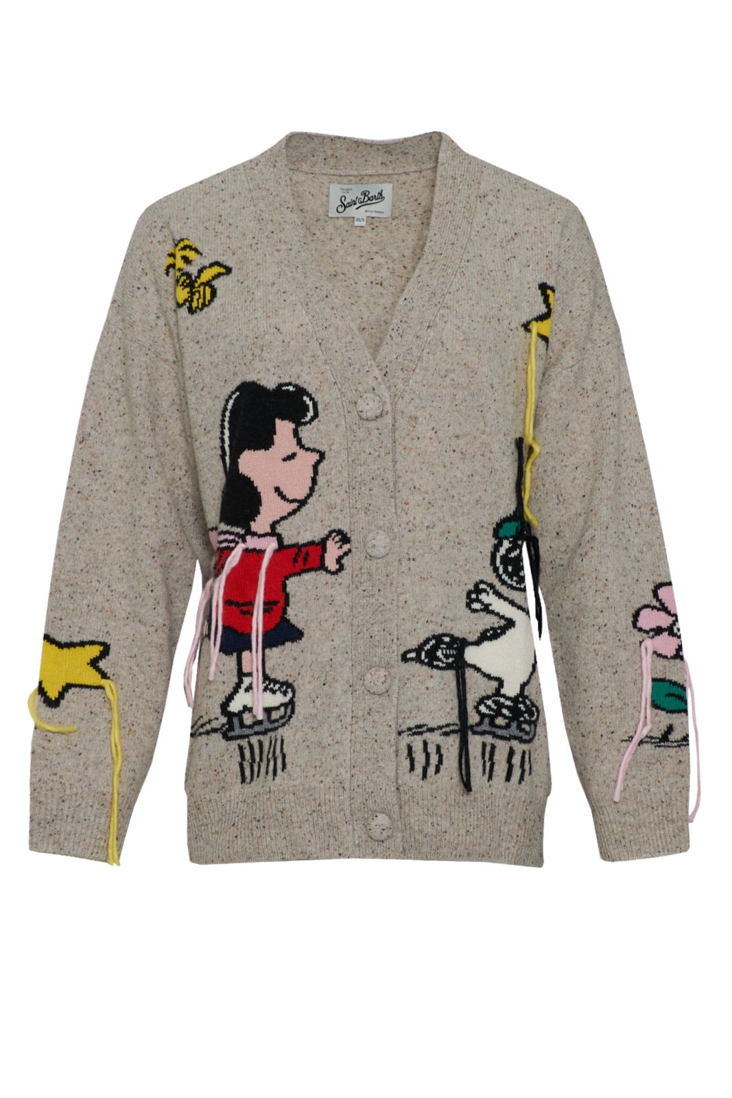 MC2 Saint Barth Cardigan Donna Snoopy Skating