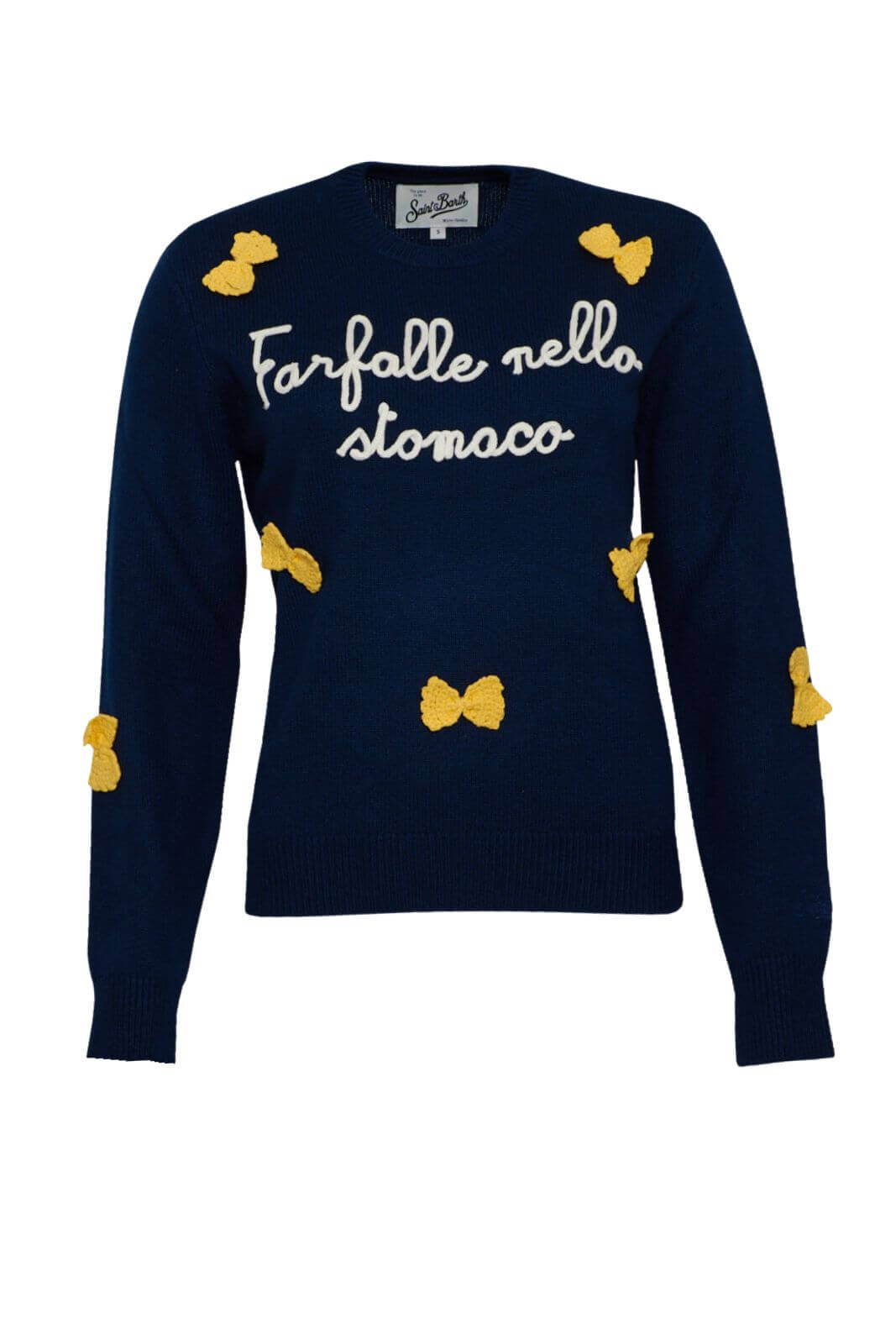 MC2 Saint Barth Maglia Donna Farfalle Nello Stomaco