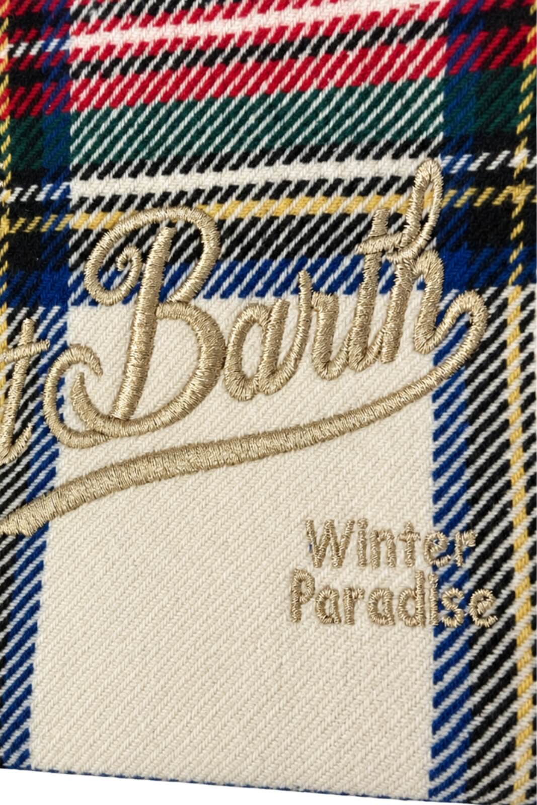 MC2 Saint Barth Pochette Donna Aline Wool Tartan