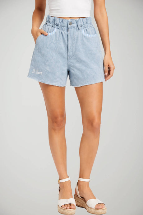 MC2 Saint Barth Shorts Donna in Denim Arizona