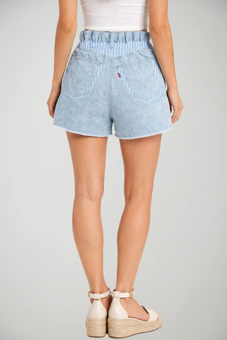 MC2 Saint Barth Shorts Donna in Denim Arizona
