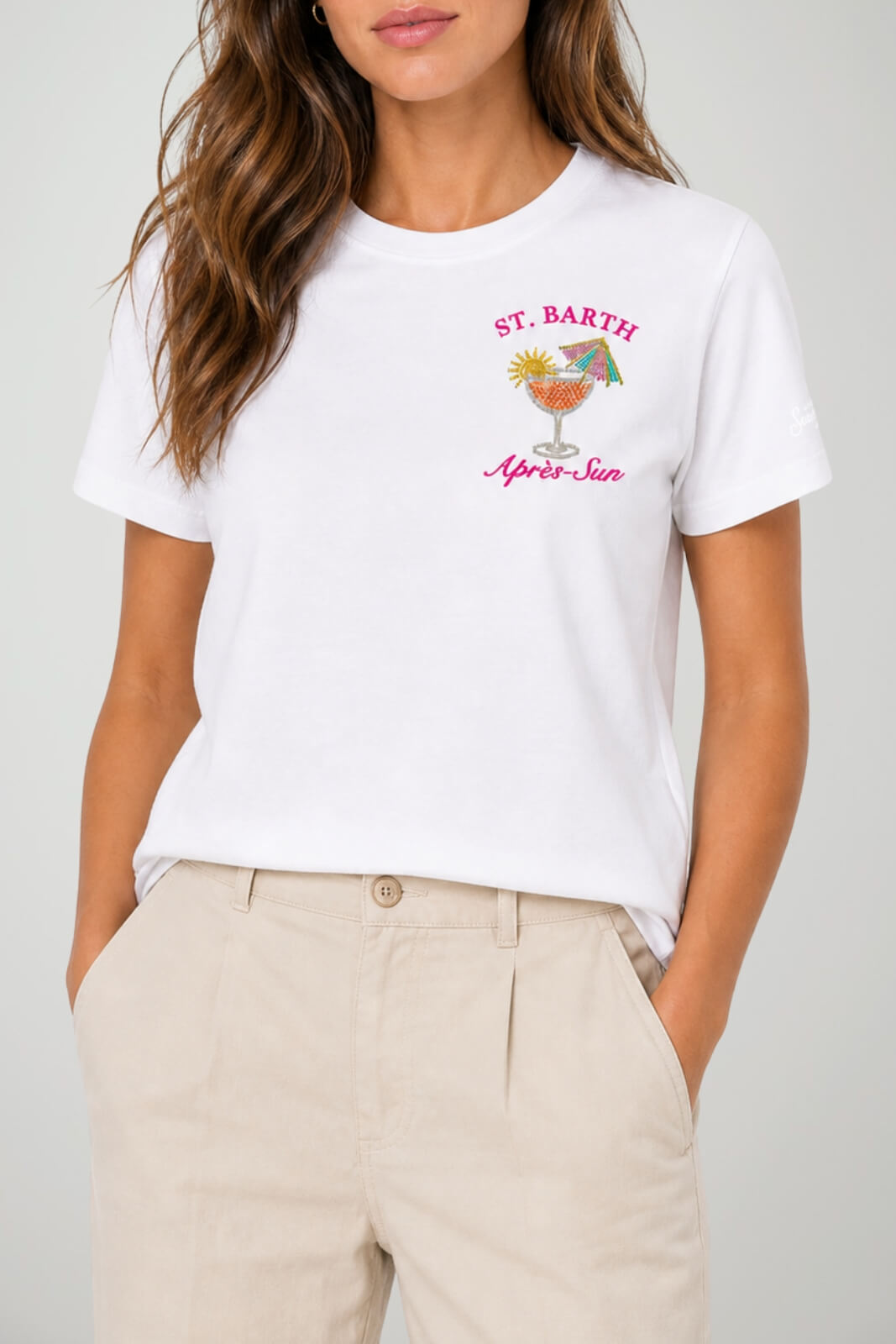 MC2 Saint Barth T-shirt Donna Apres Sun Strass