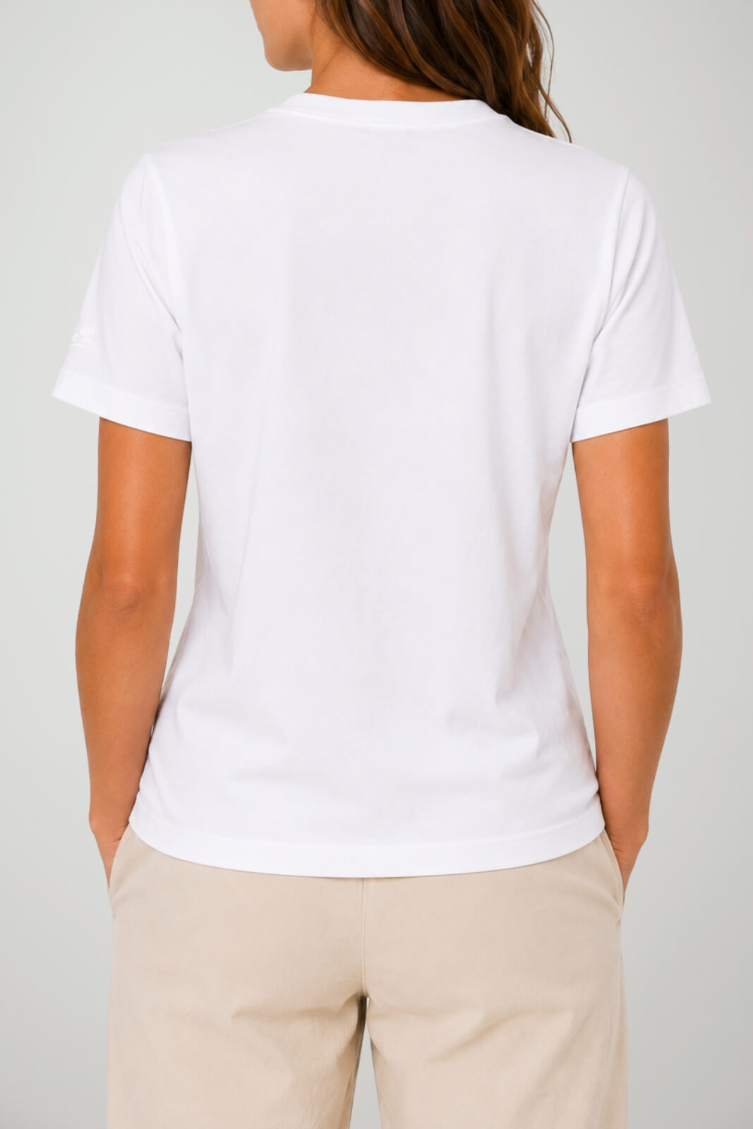 MC2 Saint Barth T-shirt Donna Borse Occhiaie Strass