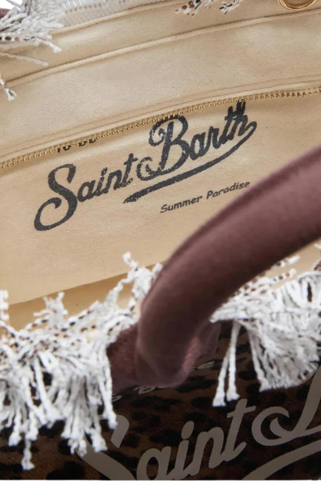Borsa da mare da donna MC2 Saint Barth fantasia animalier