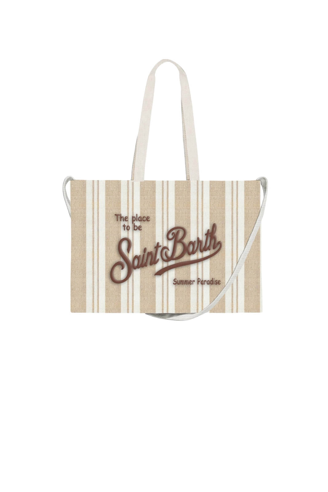 Borsa da mare con manici a righe MC2 Saint Barth