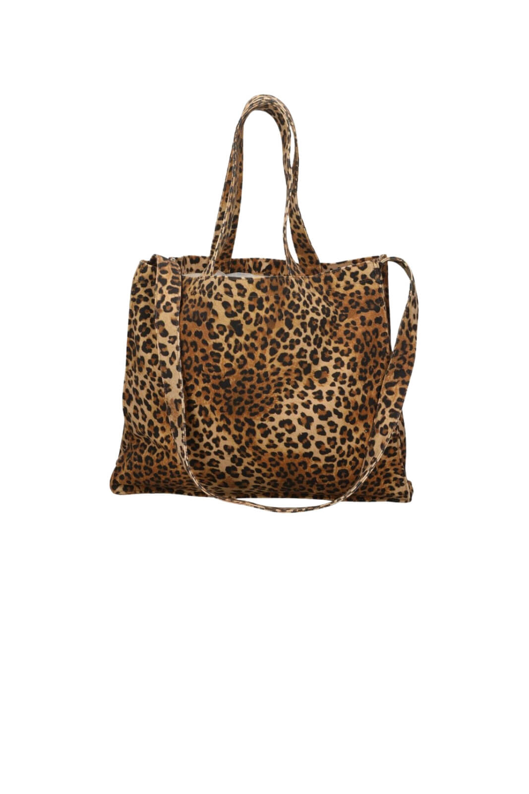 Borsa da mare MC2 Saint Barth in fantasia animalier con manici