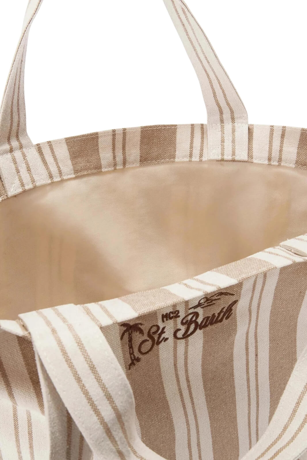 Borsa da mare da donna a righe MC2 Saint Barth