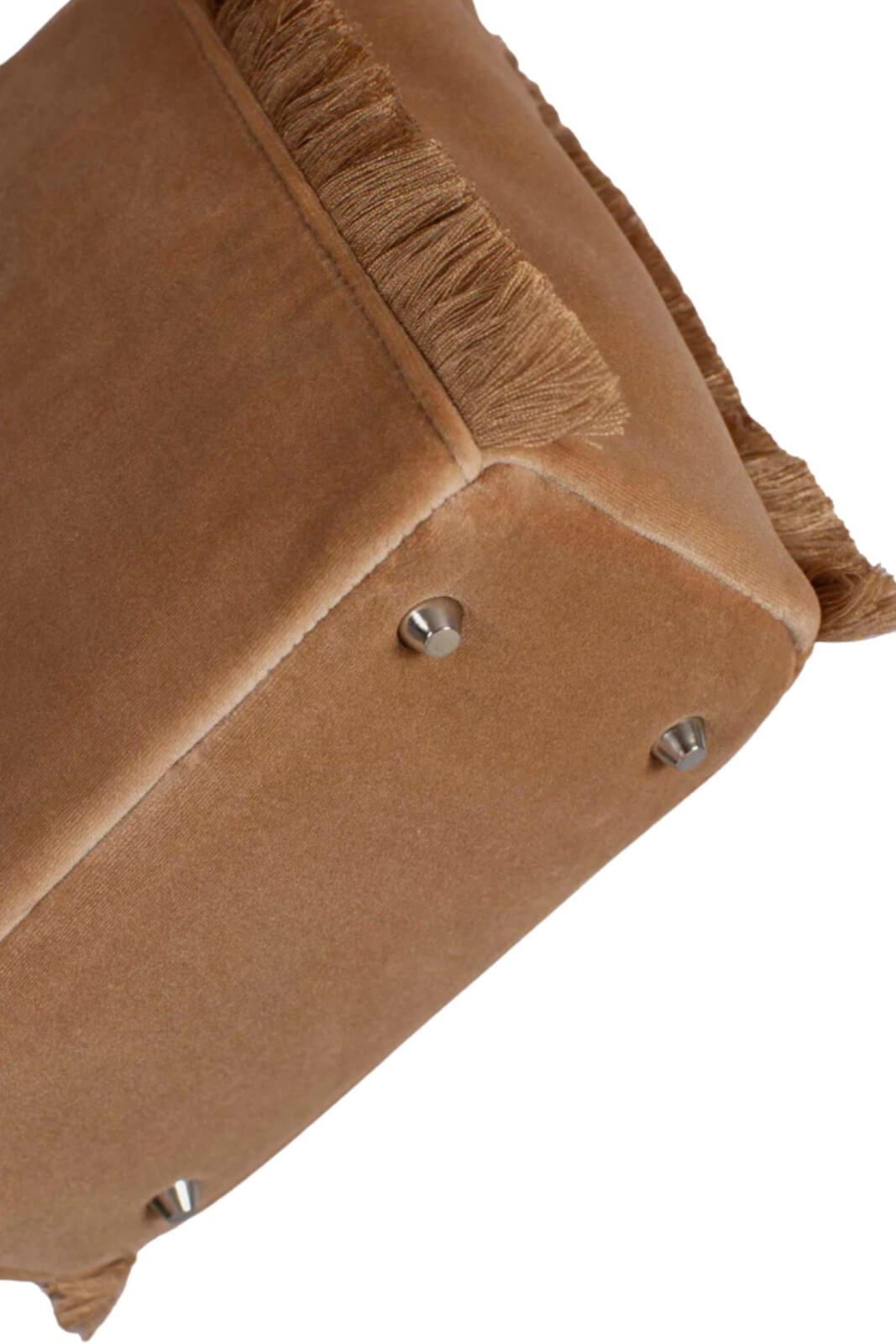 Borsa da donna MC2 Saint Barth mini in velluto con frange