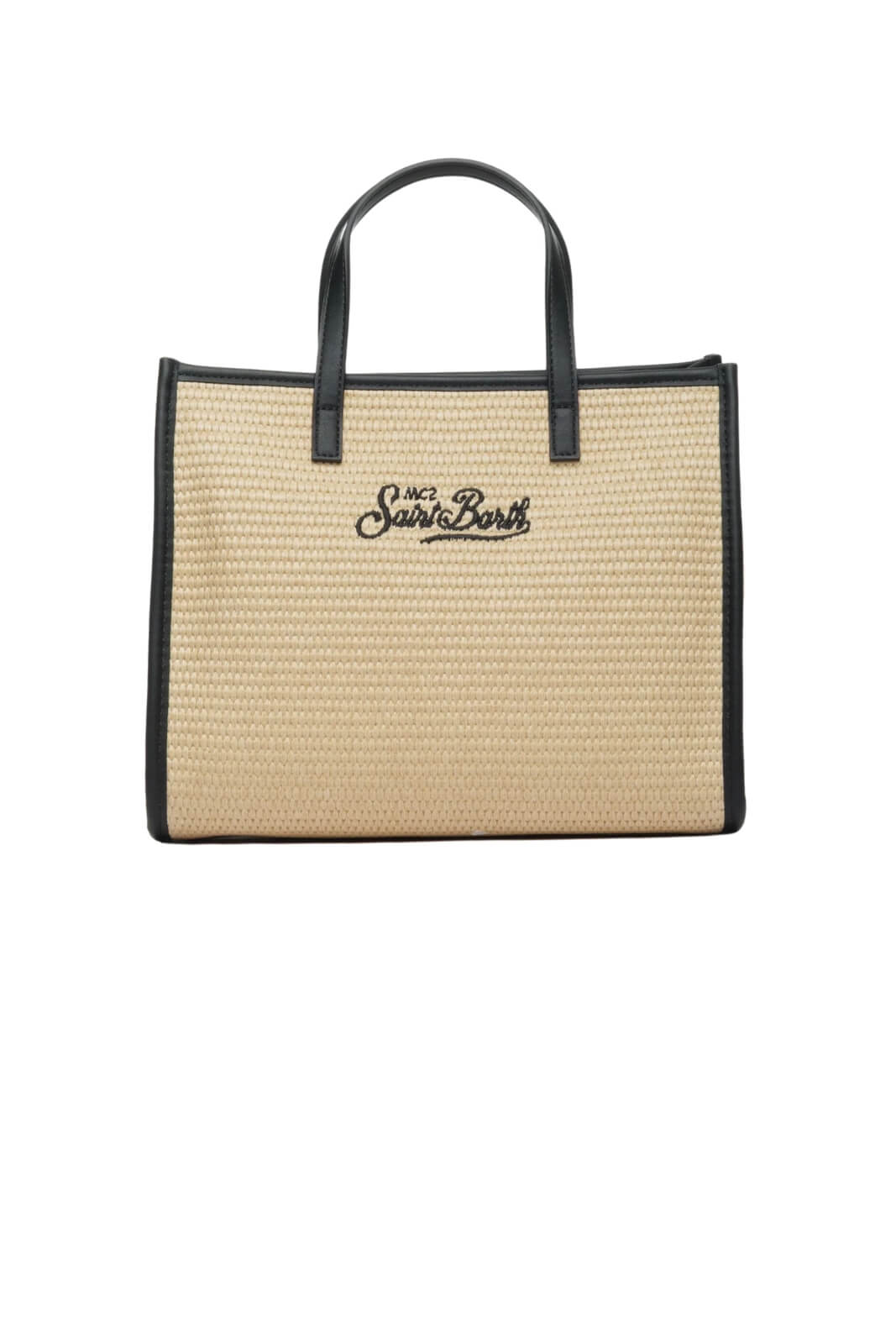 Borsa da donna media MC2 Saint Barth in paglia con manici