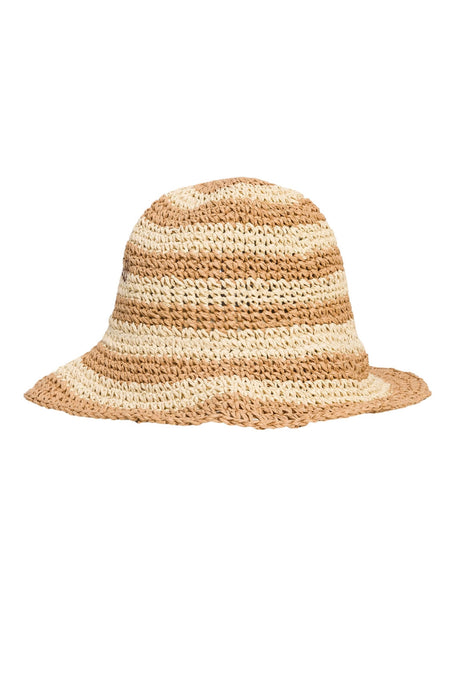 Cappello da donna MC2 Saint Barth in rafia a righe