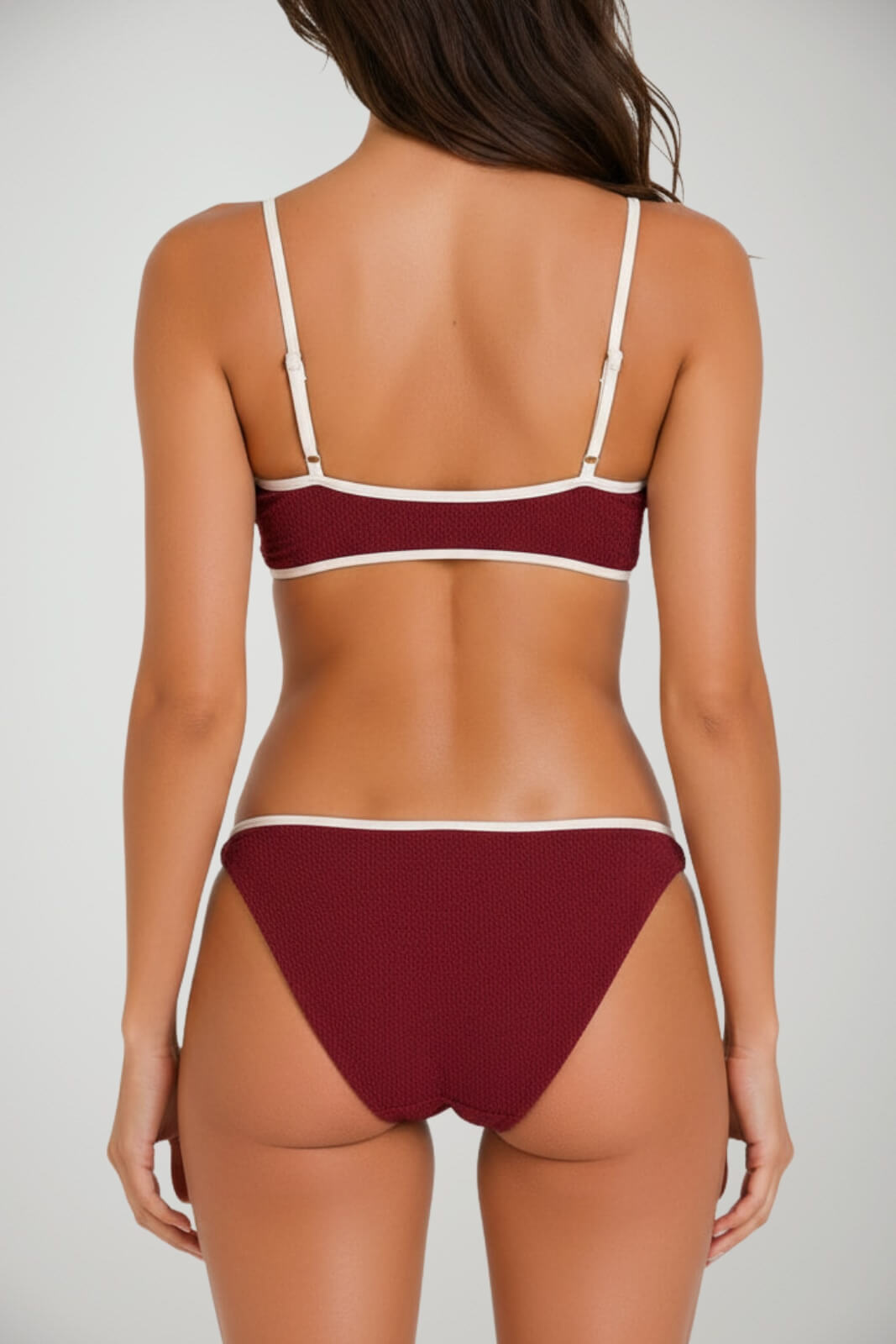 Costume donna MC2 Saint Barth due pezzi effetto crinkle
