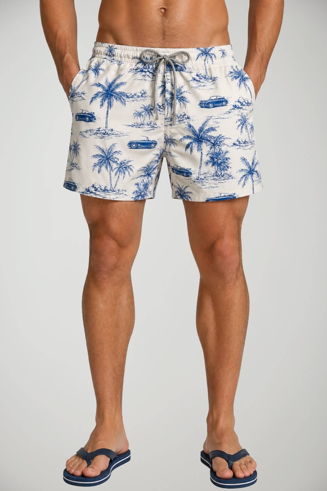 Costume da uomo boxer MC2 Saint Barth con stampa e coulisse
