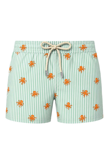 Costume boxer da uomo MC2 Saint Bart a righe con stampa