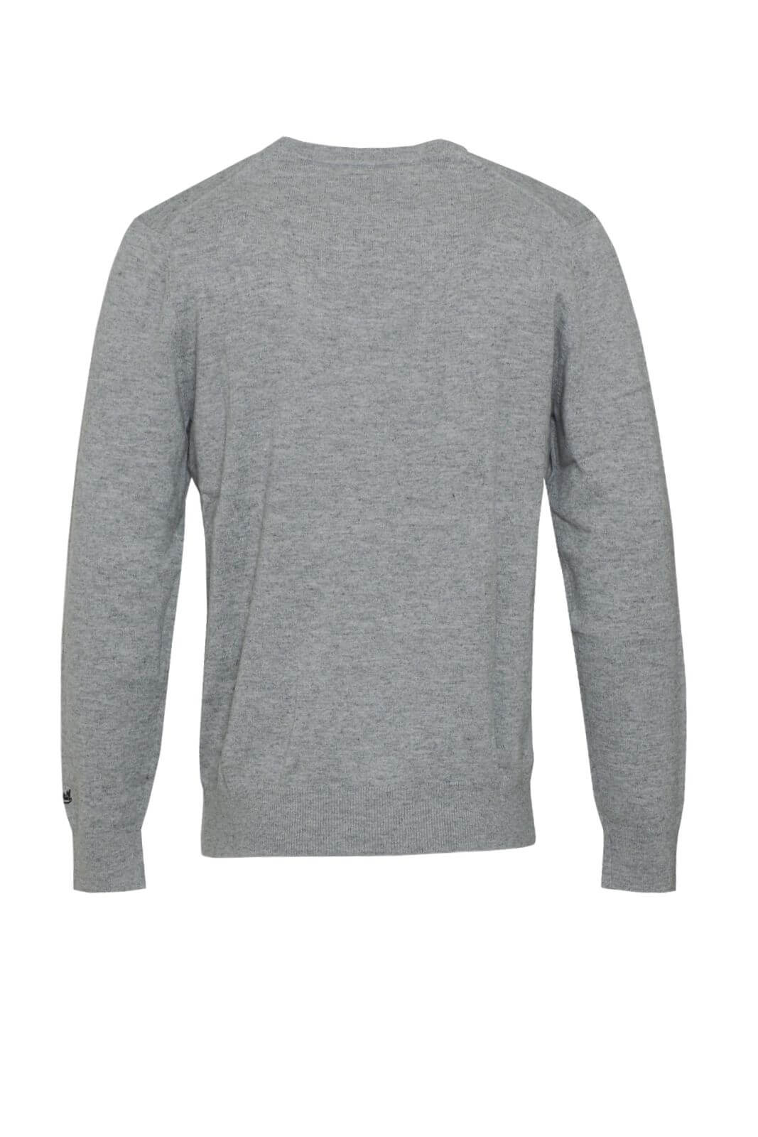 Maglia da uomo MC2 Saint Barth a girocollo con lettering retro