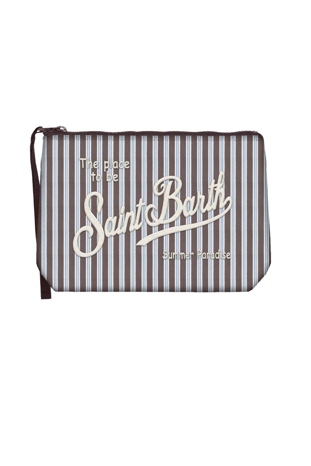 Pochette da donna a righe MC2 Saint Barth
