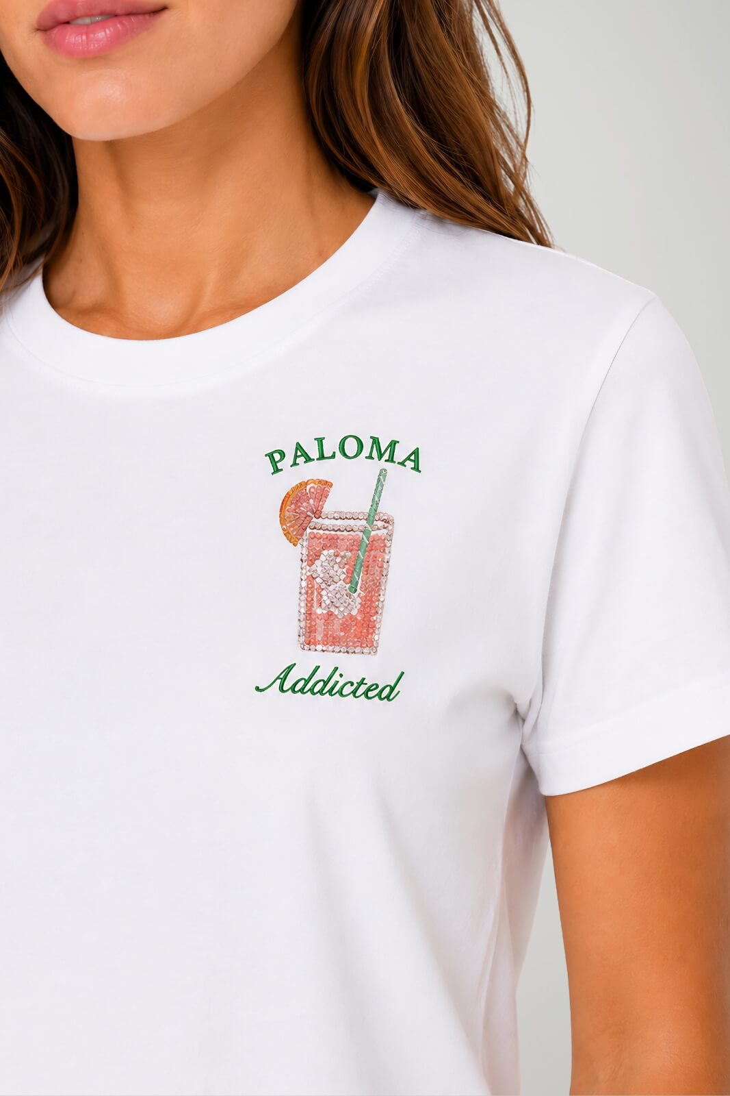 MC2 Saint Barth t-shirt Donna Paloma Addicted Strass