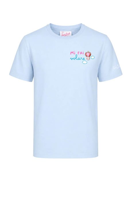 T-shirt da donna MC2 Saint Barth in cotone con ricamo