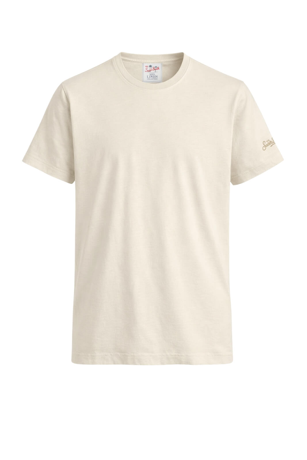 T-shirt da uomo in lino MC2 Saint Barth a maniche corte