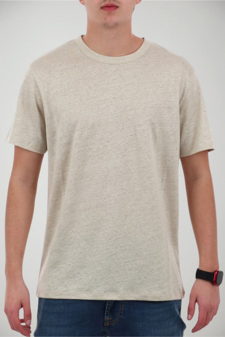 T-shirt da uomo in lino MC2 Saint Barth a maniche corte