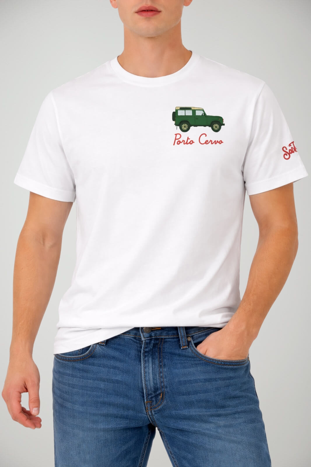 T-shirt da uomo MC2 Saint Barth a maniche corte con stampa grafica