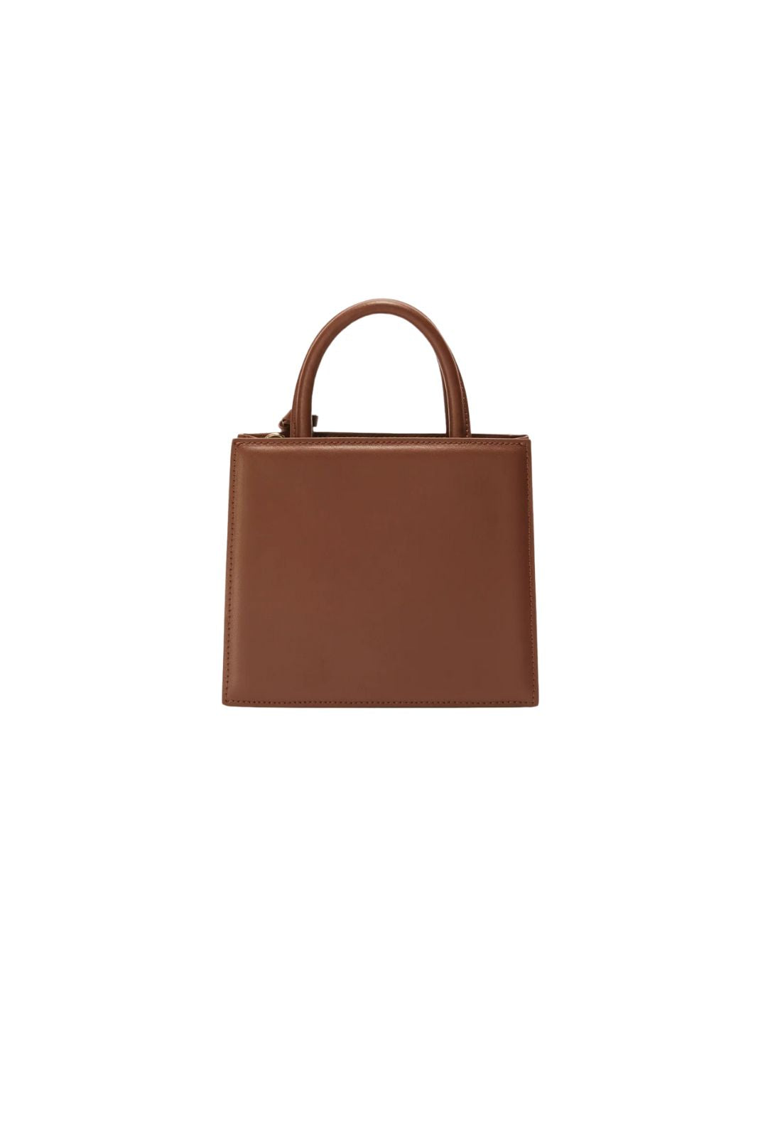 MC2 Saint Barth women's SHOP BAG MINI in brown leather