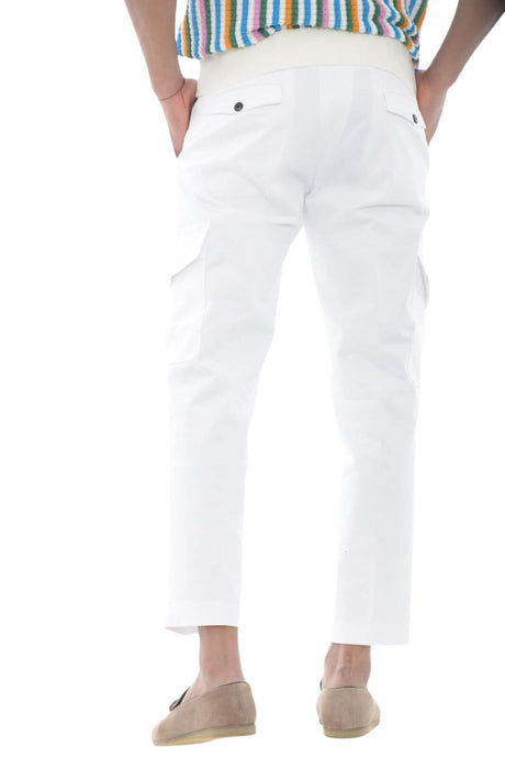 Michael Coal pantaloni uomo BLAKE cargo in gabardina