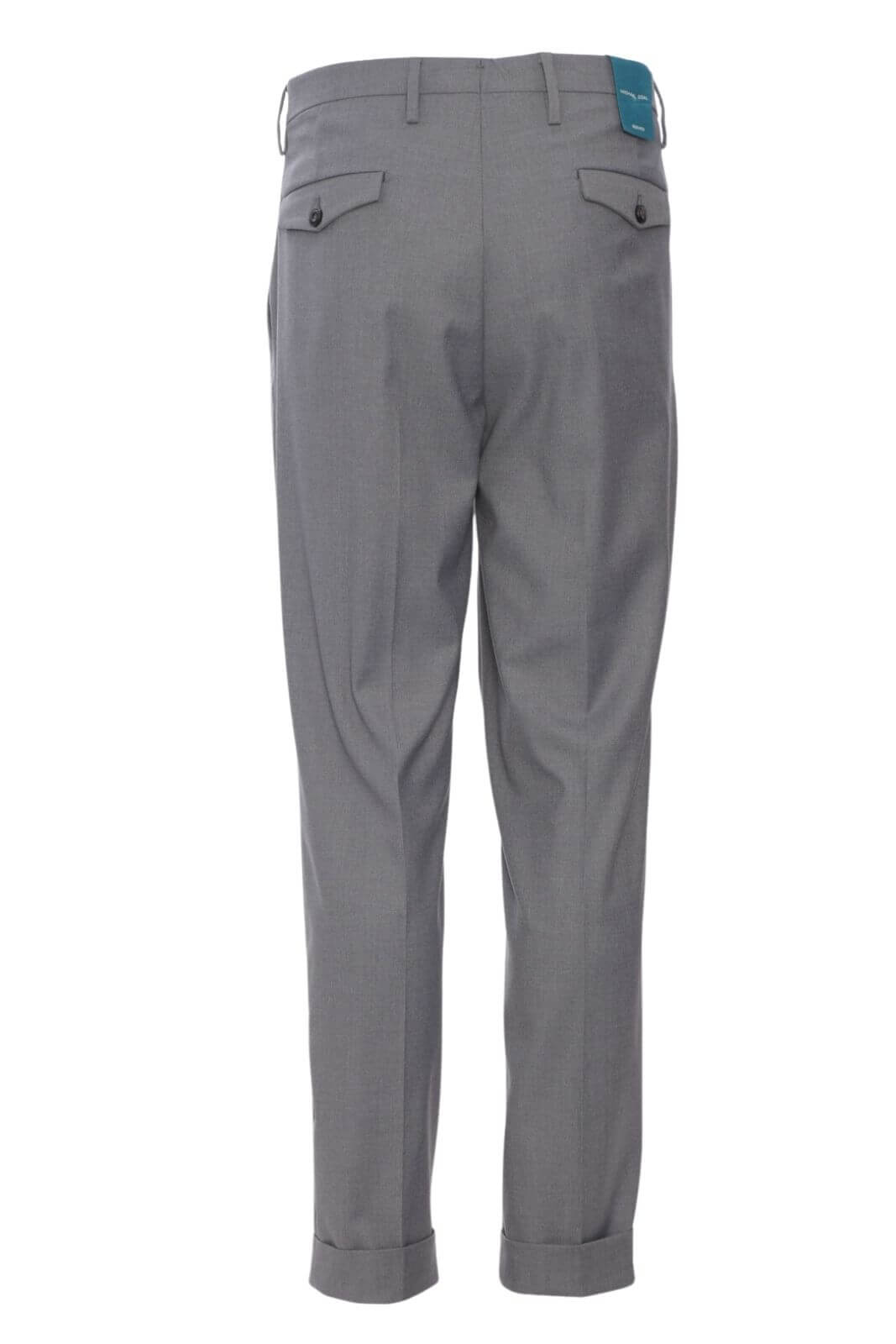 Michael Coal pantaloni uomo con doppia pences