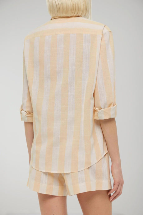 MC2 Saint Barth women's MEREDITH striped linen shirt