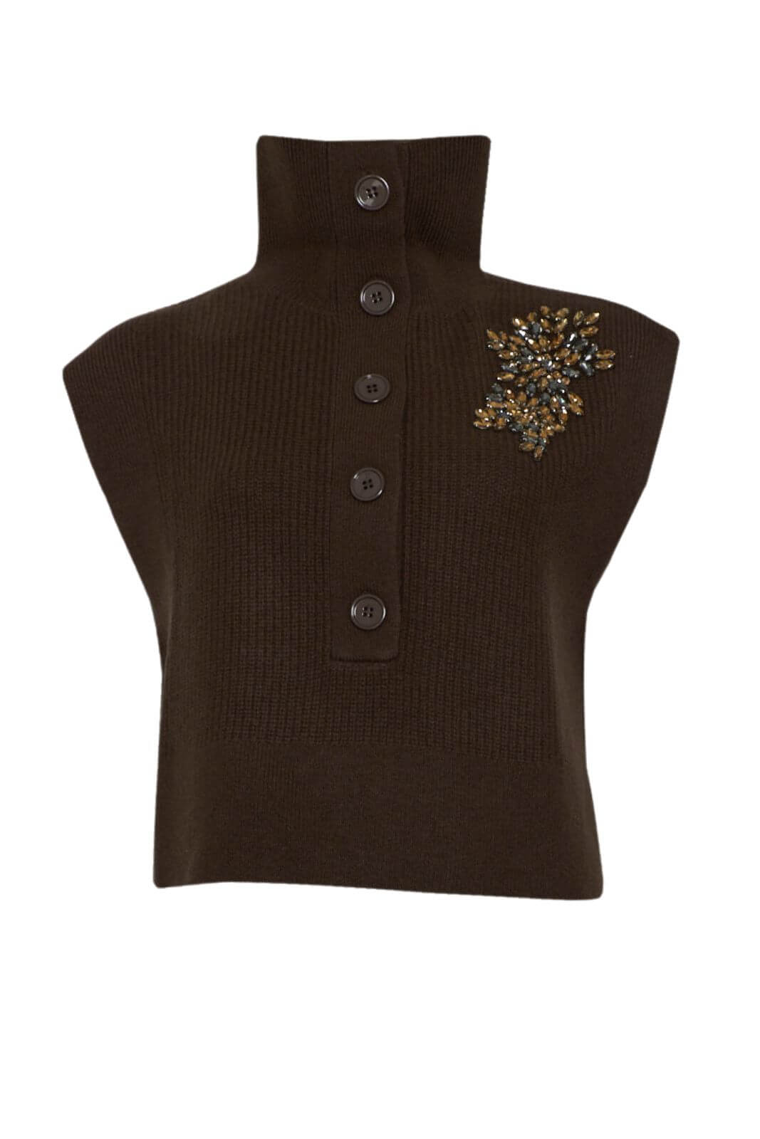 Liu Jo Gilet Donna con dettaglio gioiello