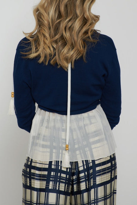 19.70 Cardigan Donna cropped