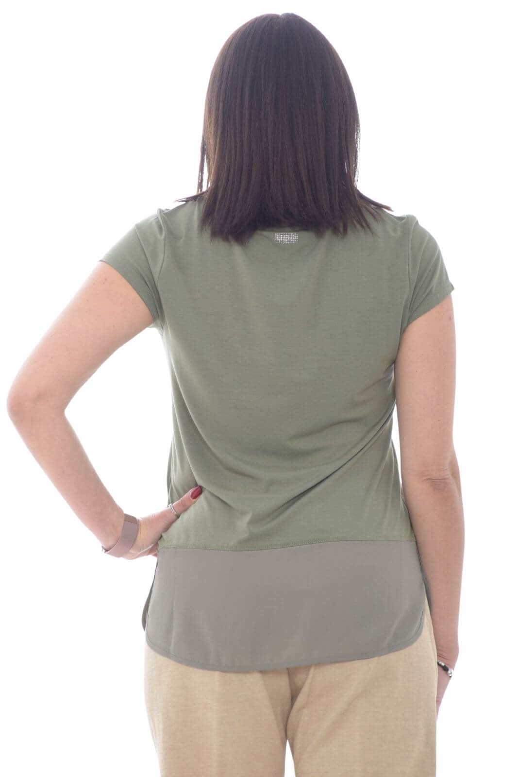VDP T shirt Donna con strass sul fondo