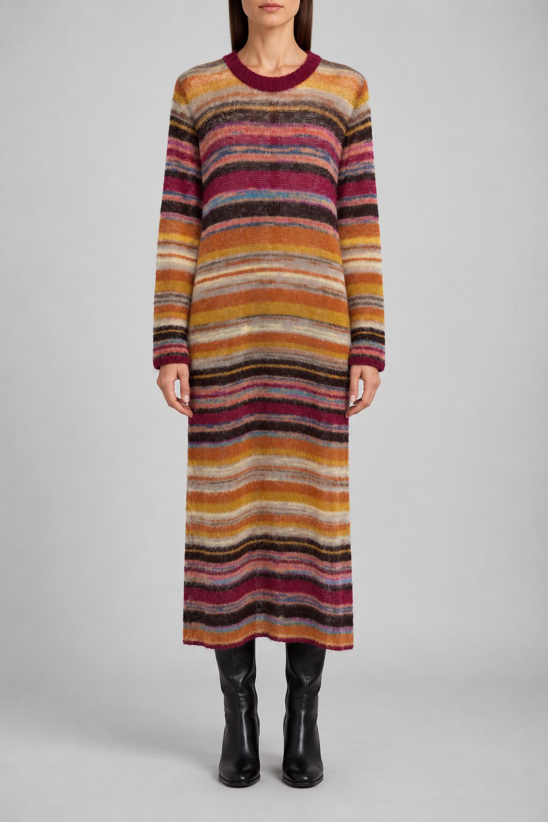Malìparmi Abito Donna in maglia multicolore