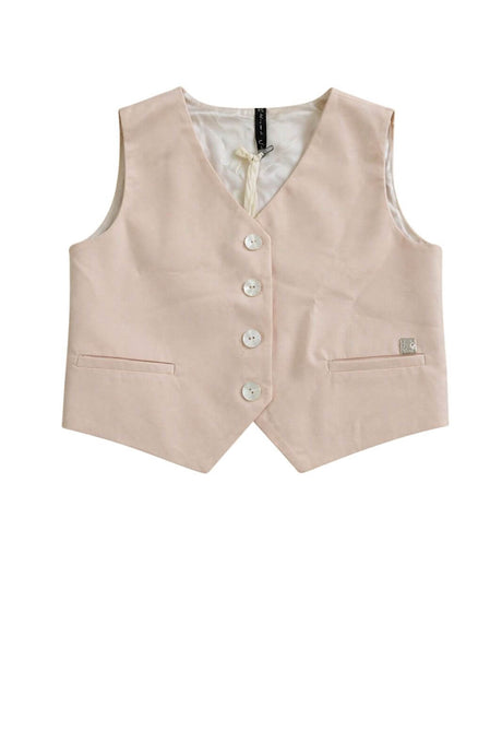 Manila Grace Gilet Bambina con Bottoni