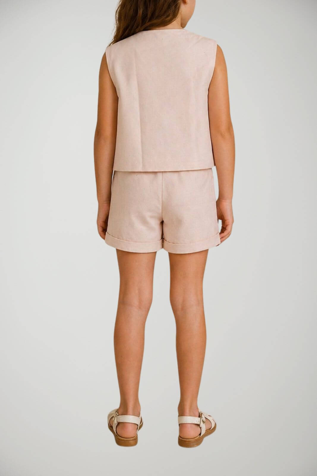 Manila Grace Gilet Bambina con Bottoni